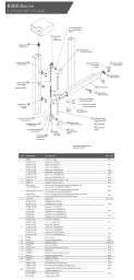8200 Series Narrow Stile Surface Vertical Rod Parts Diagram 8200 Series Narrow Stile Surface Vertical Rod Parts Diagram