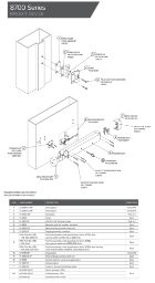 8700 Series Rim Exit Device Parts Diagram 8700 Series Rim Exit Device Parts Diagram