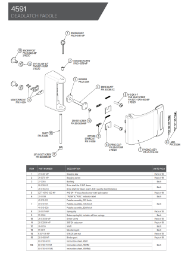 4591 Deadlatch Paddle Parts Diagram 4591 Deadlatch Paddle Parts Diagram